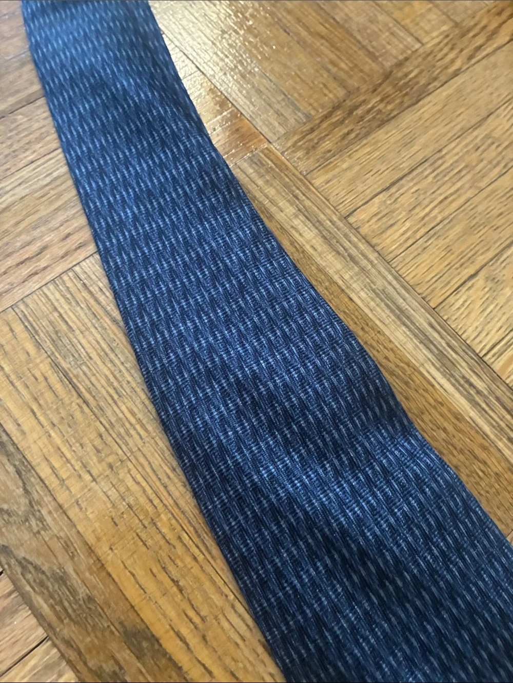 Valentino Silk Navy Textured Men's Tie
